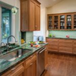 kitchen worktop green