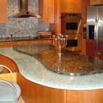 double kitchen worktop