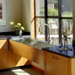 kitchen worktop with cabinet