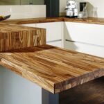 kitchen worktop stepped