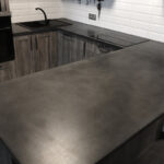 concrete countertop photo decoration