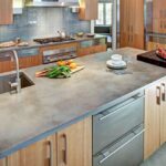 concrete countertop interior