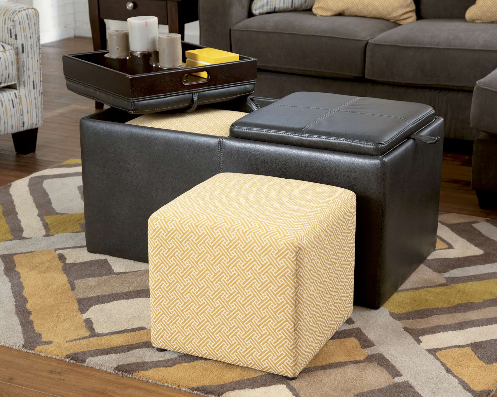 pouf table