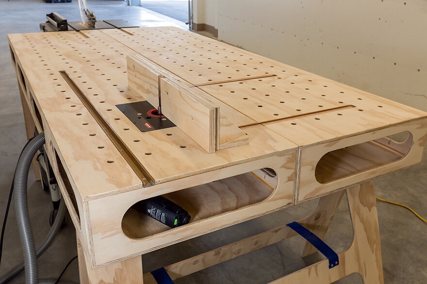 do-it-yourself carpentry table