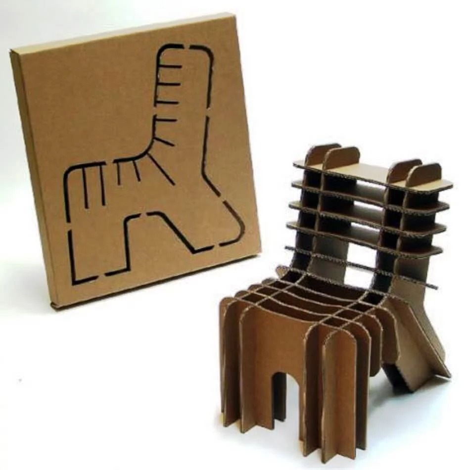 chair cardboard