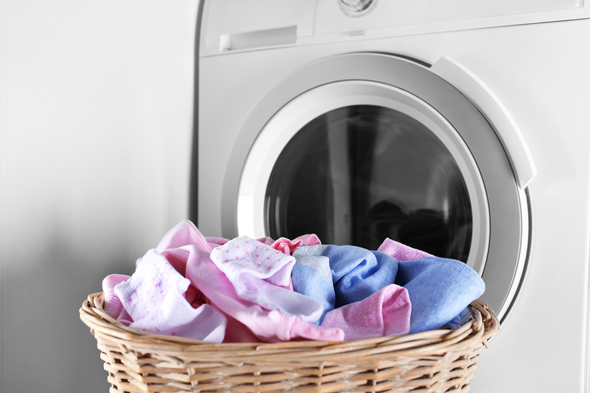 dry laundry after washing