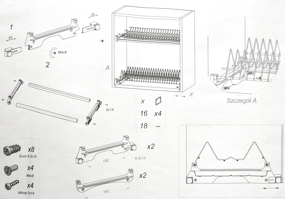 instructions d'installation du sèche-vaisselle