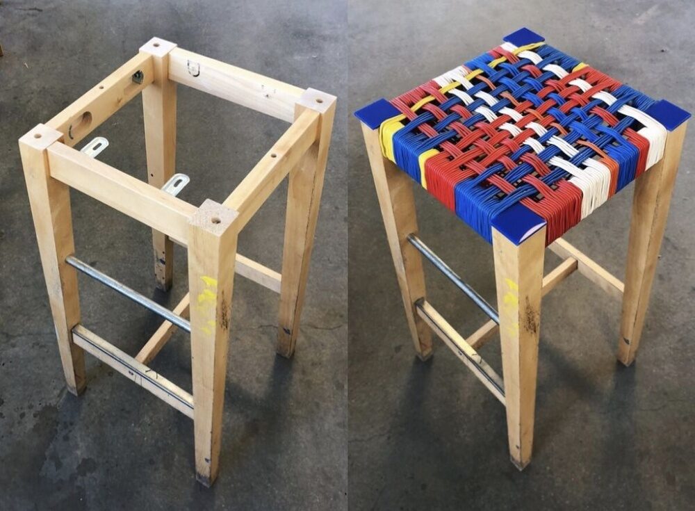 upholstery stool