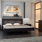 dark furniture in the interior decor photo