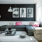 dark furniture in the interior design