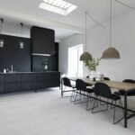 dark furniture in a light room decor photo