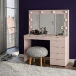 backlit dressing table