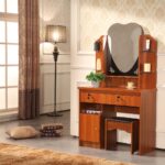 dressing table with heart