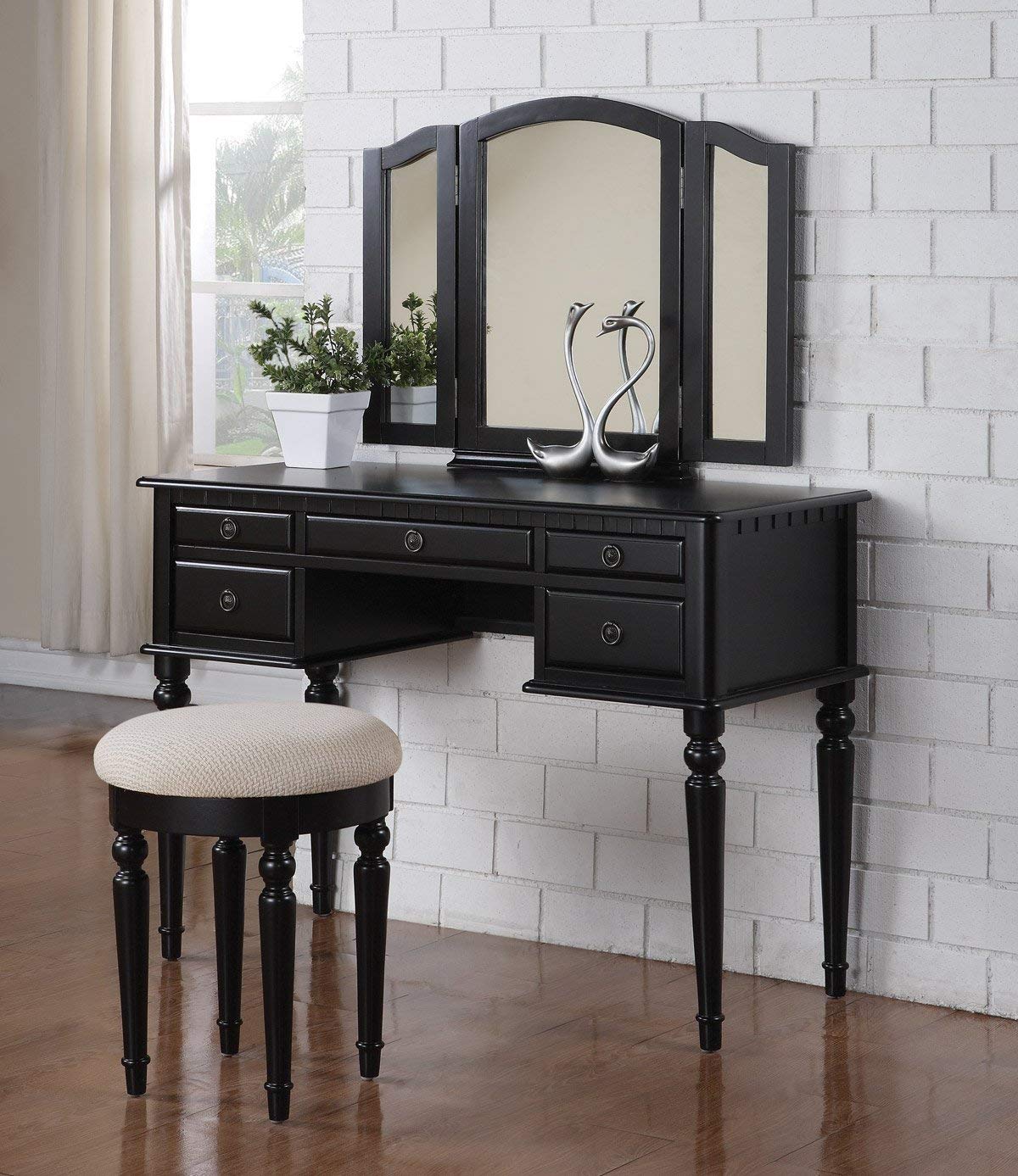 dressing table in the living room