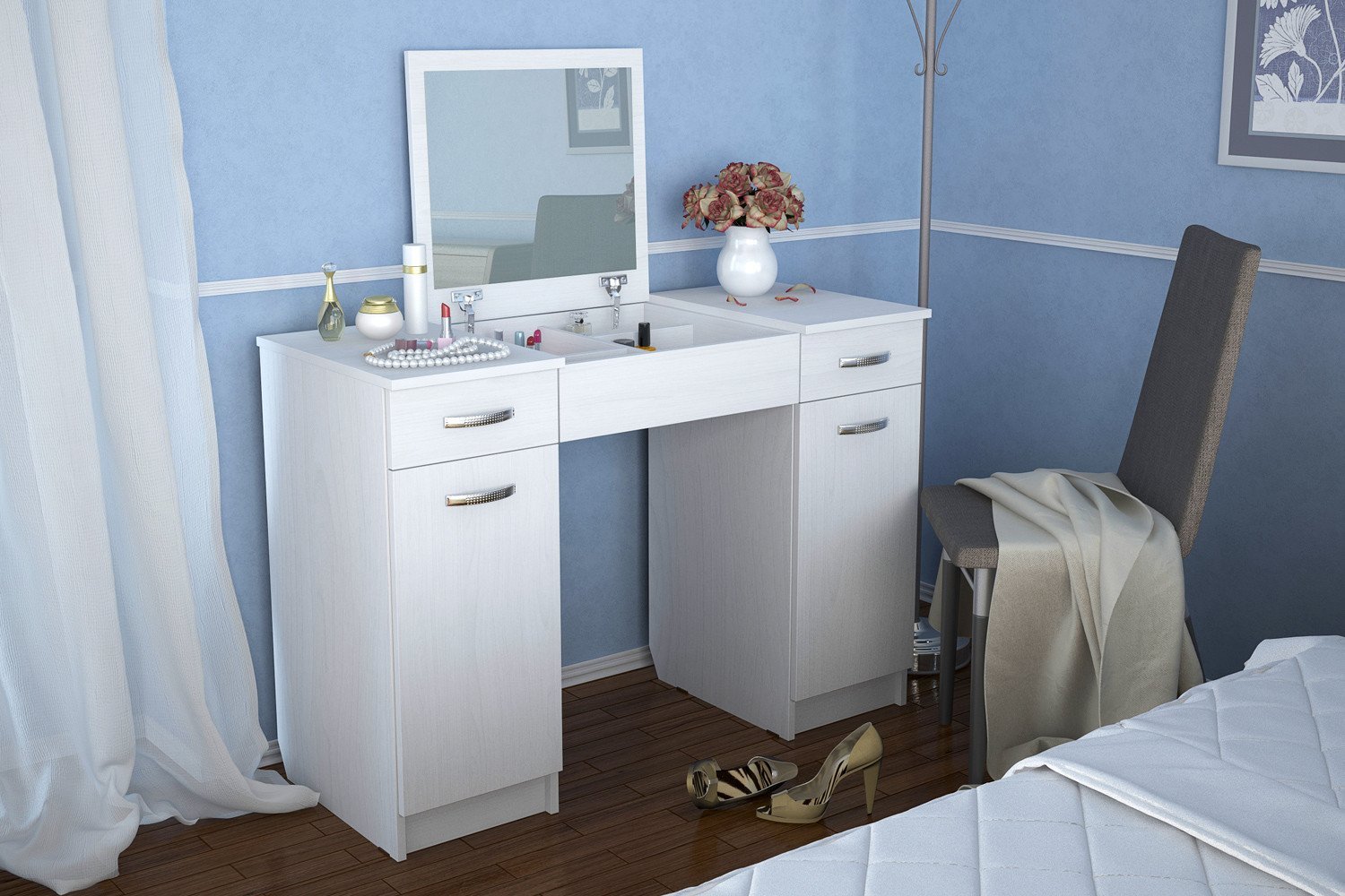 dressing table in the bedroom