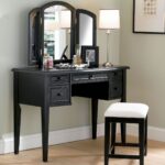 dressing table dark gray