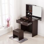 dressing table brown sliding