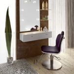 wall-mounted dressing table