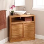 cabinet with a sink for a bathroom decor photo