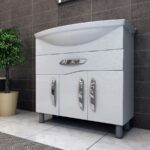 cabinet with a sink for a bathroom photo decoration