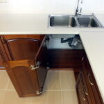 corner sink cabinet design