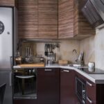 corner cabinet under the sink in the kitchen interior photos