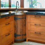 corner cabinet under the sink in the kitchen types of design