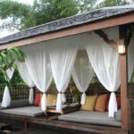 outdoor curtains organza