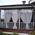 street curtains white