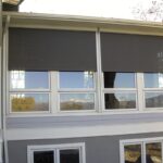 street roller blinds gray