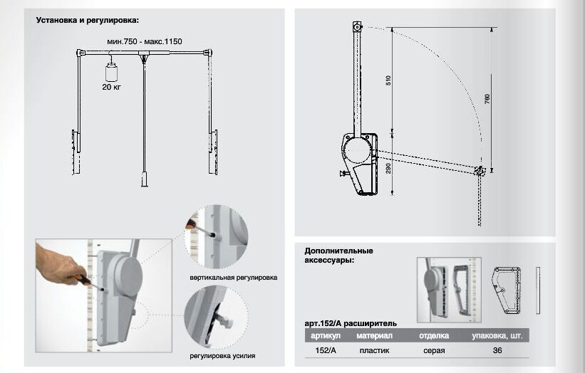 furniture lift installation