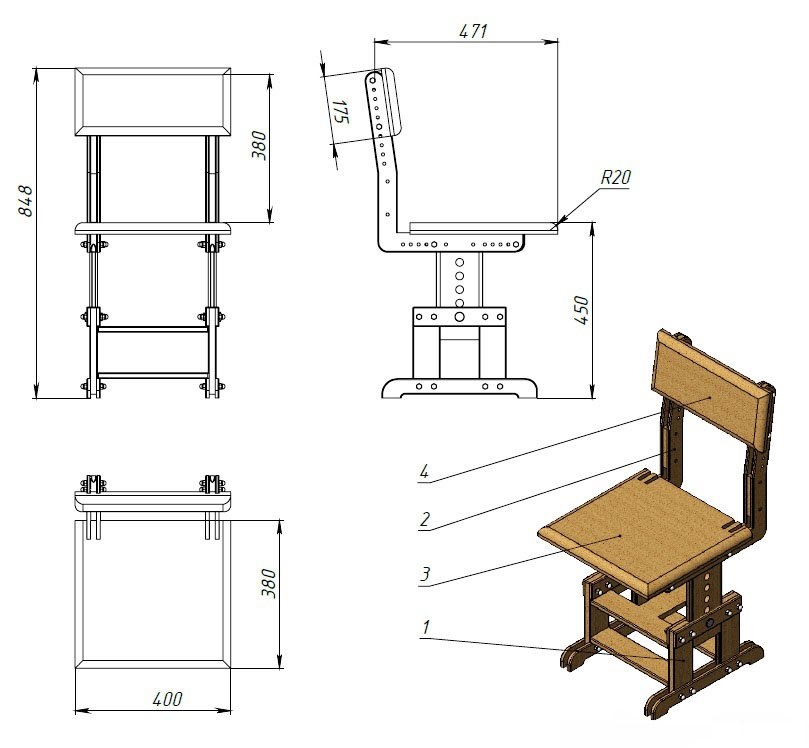 first grader chair drawing