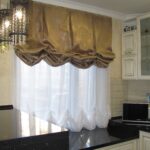 golden Viennese curtains