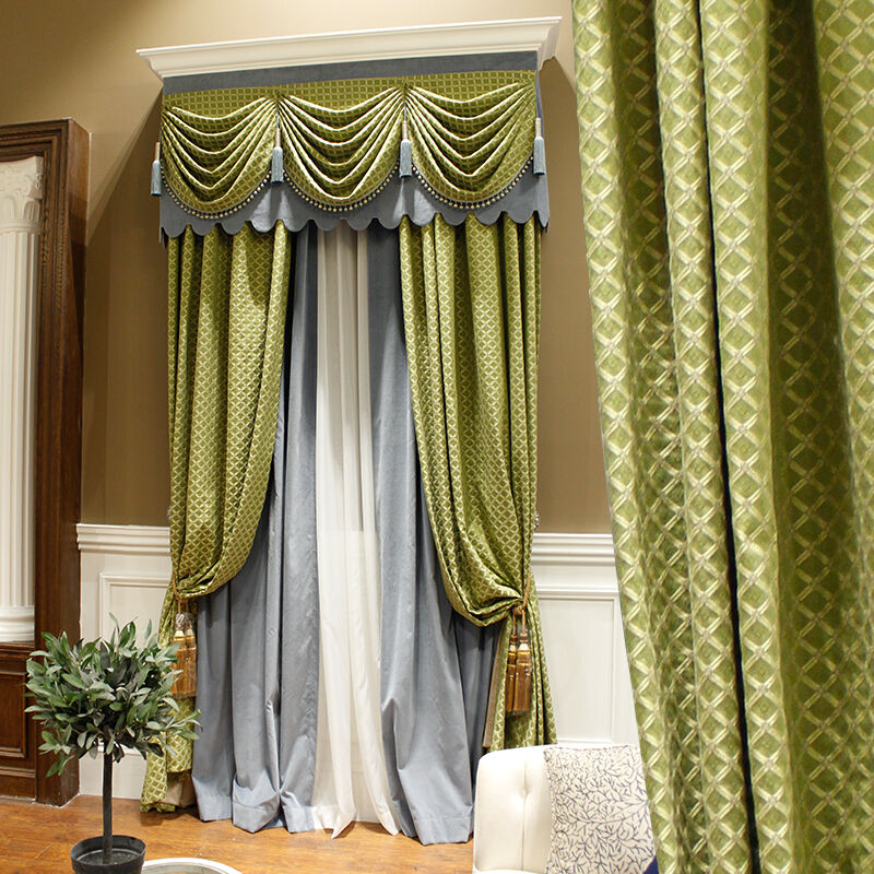 Viennese curtains in different interiors