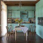 dining area with Viennese chairs