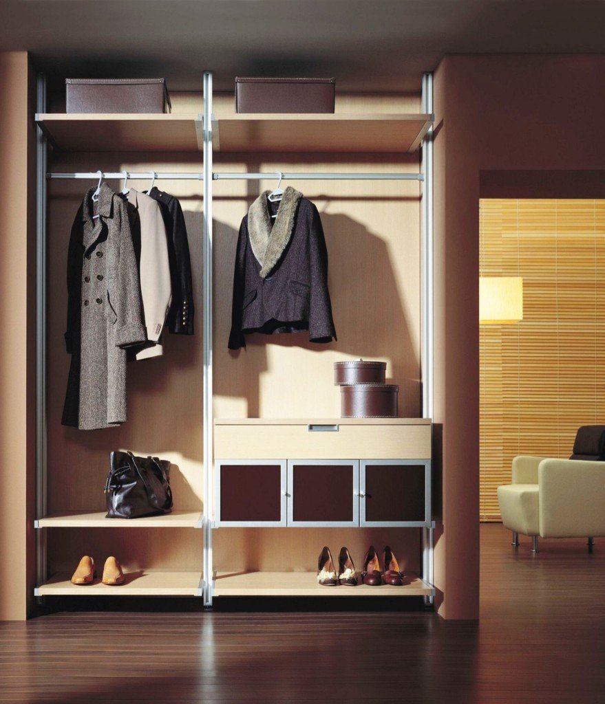 wardrobe in the hallway