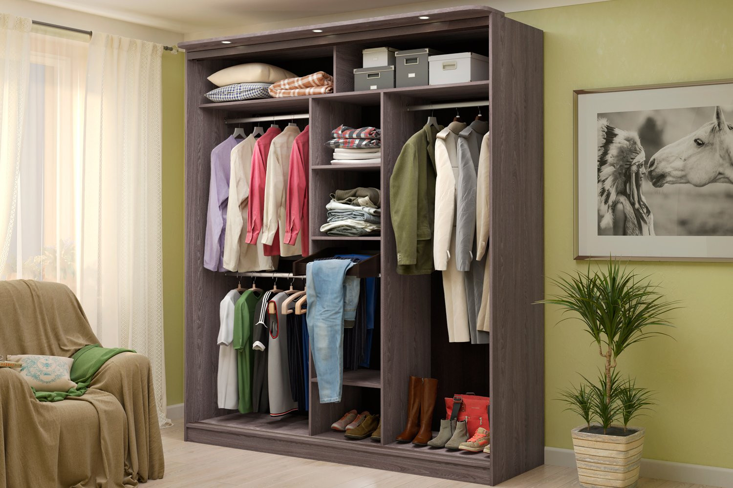 differences between wardrobes in different rooms