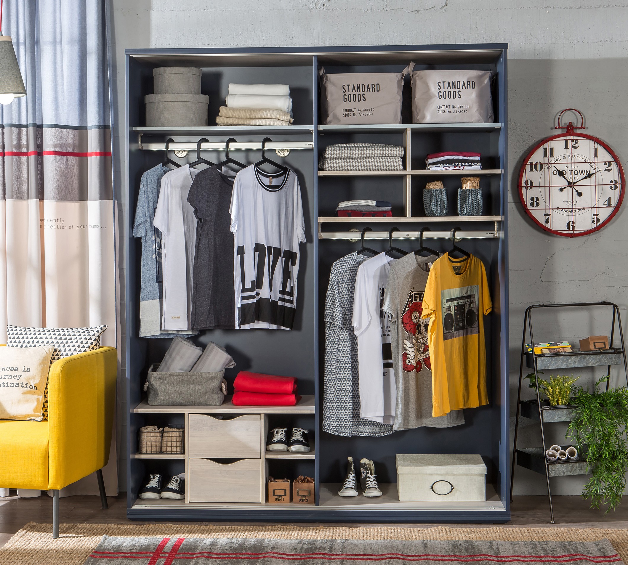 wardrobe in the nursery