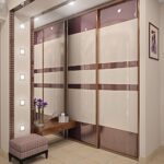 built-in wardrobe in the hallway