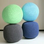 knitted pouf four