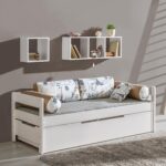 pull-out bed with bolsters