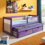 pull-out bed purple