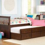 pull-out bed brown