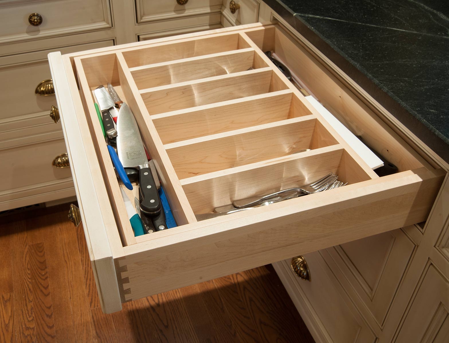 open drawer