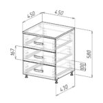 wardrobe diagram with drawer