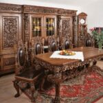 carved furniture in the house