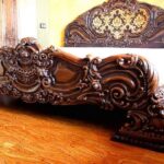 carved bed