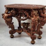 carved table