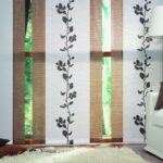 japanese curtains with ivy