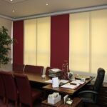 Japanese curtains burgundy